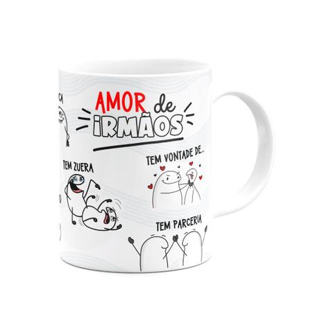 CANECA FLORK MEME (AMOR DE IRMÃOS)