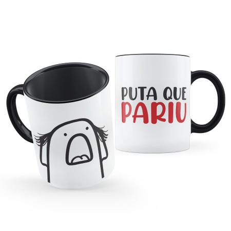 Imagem de Caneca Flork Meme Gritando Estressado