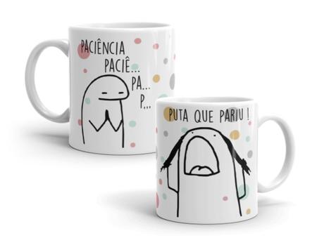 Caneca Xícara Flork Meme Frases Engraçadas/promoção