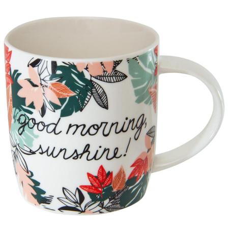 Caneca free life good morning 340 ml - Dynasty - Canecas - Magazine Luiza