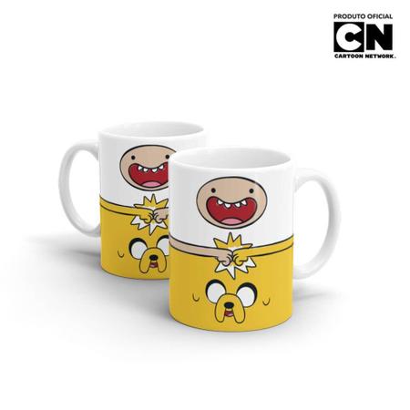 Caneca Hora de Aventura Desenho vários personagens