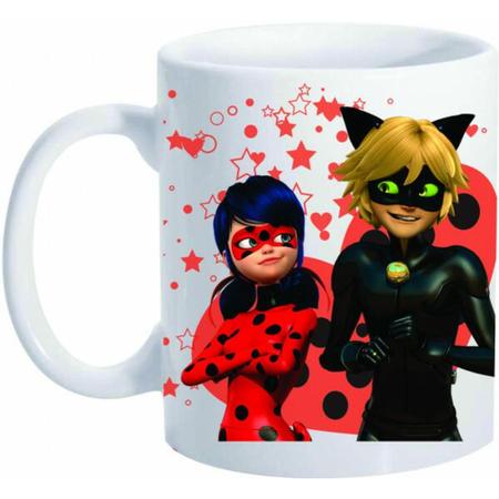 Caneca LadyBug Miraculous.