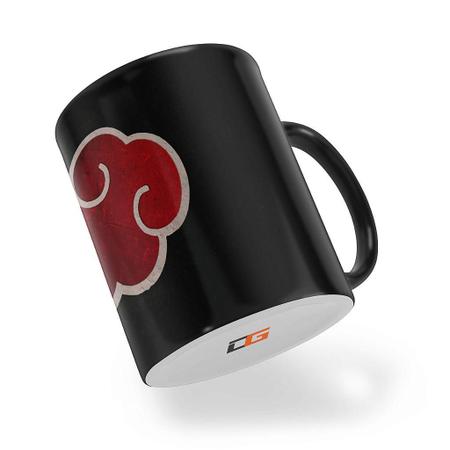 Caneca Akatsuki Naruto Nukenin Nuvem - Decora Geek