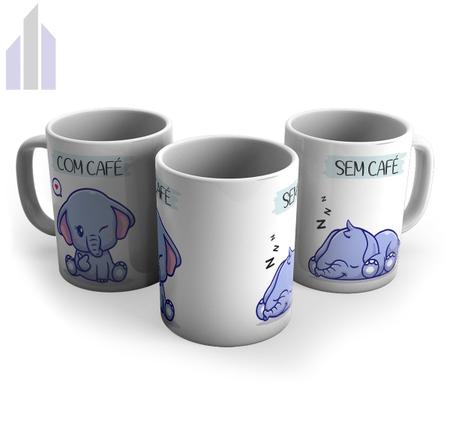 Imagem de Caneca Mágica Com Café Sem Café Divertida Animais Xícara