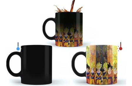 Caneca Mágica Dragon Ball - Goku Esferas do Dragão