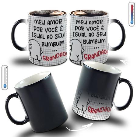 Caneca Personalizada Meme Flork Divertida - Meu Amor por Você é Igual Ao  SEu