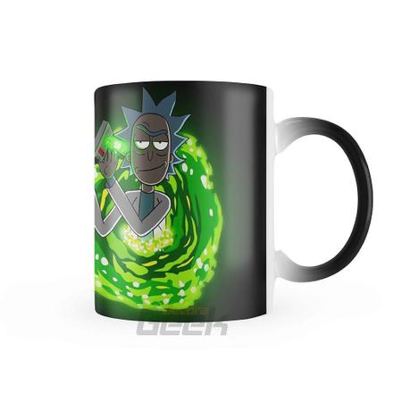 Caneca Rick And Morty Caindo