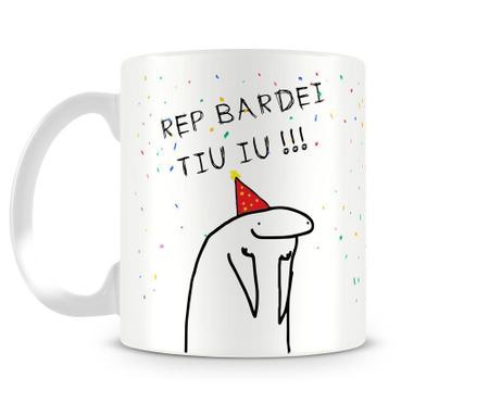 Caneca Flork Meme Boneco Palito Não Tenho Que Passar Boa Impressão