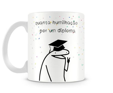 Caneca meme boneco palito diploma - Artgeek - Canecas - Magazine Luiza