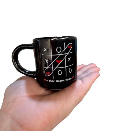 Imagem de Caneca Mini Z 80Ml Preto Jogo Do Amor