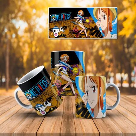 Caneca Anime One Piece Personagens