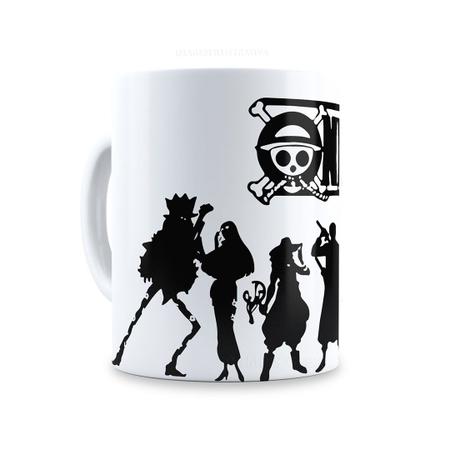 Caneca 325ml Anime One Piece Personagens Nakamas