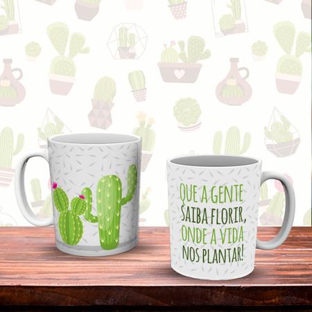 Imagem de Caneca Personalizada Plantas Cactus 02