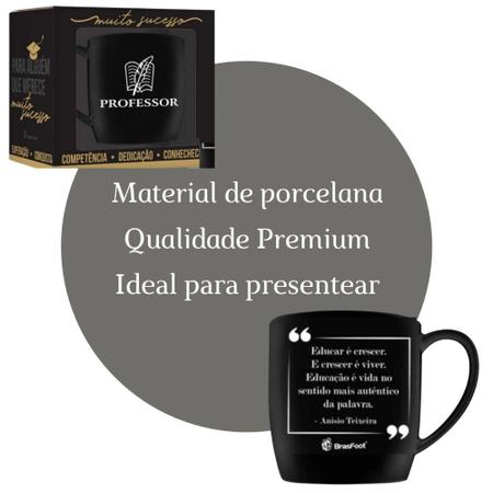 Caneca Porcelana Premium BrasFoot Inter Serie Ouro 360 ML Urban