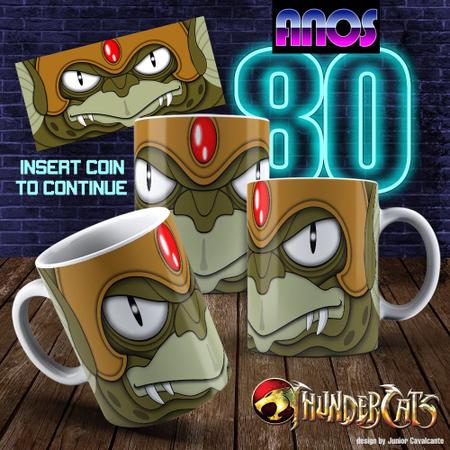 Caneca personalizada ThunderCats Escamoso (Desenhos Anos 80) Cerâmica 325ml  - Los Canequeiros - Canecas - Magazine Luiza