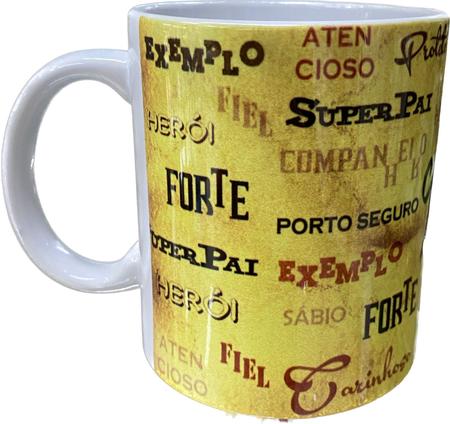 Imagem de Caneca porcelana 330ml pai frases