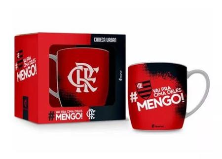 Imagem de Caneca Porcelana Xícara Personalizada Flamengo Rubro Negro