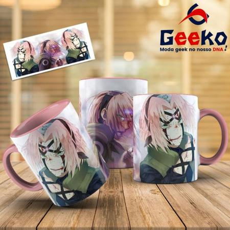 Caneca Naruto Desenho - Interior E Alça Branca (simples)