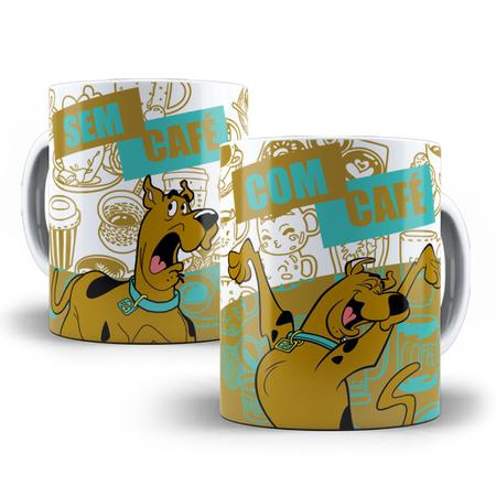 Imagem de Caneca Scooby Doo Com Café Sem Café Porcelana Personalizada
