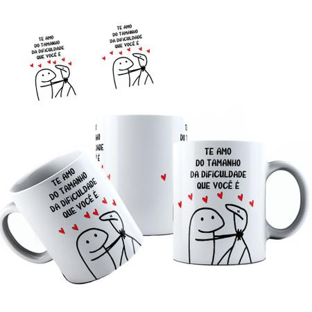 Caneca Mágica Flork Meme Dia Dos Namorados Meu Amor Por Você