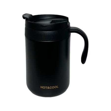 Imagem de Caneca Térmica Aço Inox C/Tampa Vacuum Café Chá 500ml