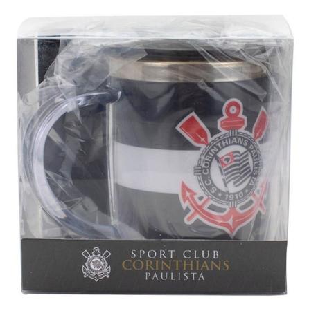 Imagem de Caneca Térmica Com Tampa 450ml Oficial Corinthians