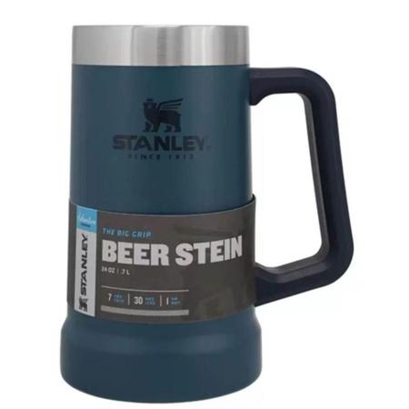 Imagem de CANECA TÉRMICA DE CERVEJA STANLEY AZUL 710ml - COD. 8049-00