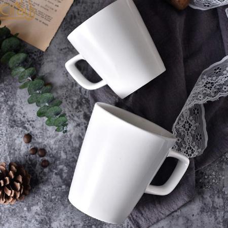 Imagem de Caneca Xicara em Melamina 350ml Branco p/ Chá Café com Leite