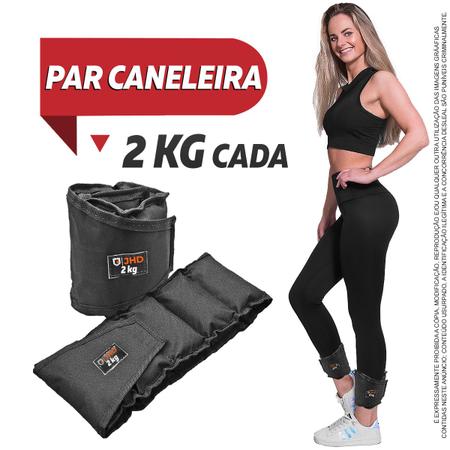 Imagem de Caneleira / Tornozeleira 2 Kg Nylon tiras autocolantes Reforçado (PAR)