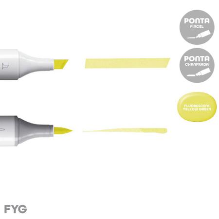 Imagem de Caneta Copic Sketch Ponta Dupla Fluorescent Yellow FYG1