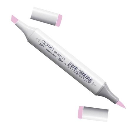 Caneta Copic Sketch Ponta Dupla Rose Pink R81 Imagem de Caneta Copic Sketch Ponta Dupla Rose Pink R81