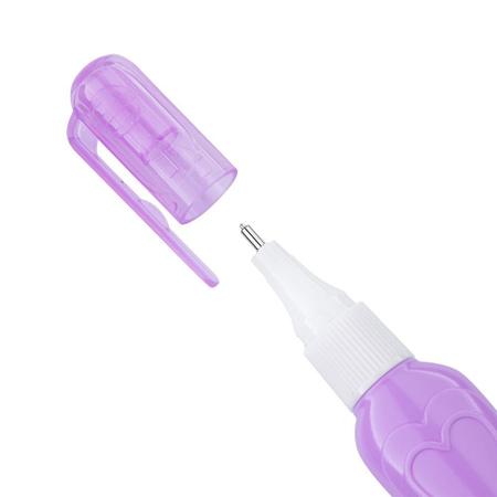 Caneta Corretiva Mini 4ml c/ 2 Unidades (Rosa, Lilás) - BRW Imagem de Caneta Corretiva Mini 4ml c/ 2 Unidades (Rosa, Lilás) - BRW