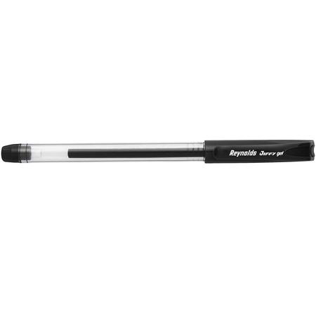 Caneta de gel Reynolds Jiffy de 0,5 mm Needle Point Black In Imagem de Caneta de gel Reynolds Jiffy de 0,5 mm Needle Point Black In
