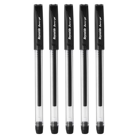 Caneta de gel Reynolds Jiffy de 0,5 mm Needle Point Black In Imagem de Caneta de gel Reynolds Jiffy de 0,5 mm Needle Point Black In