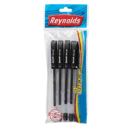 Caneta de gel Reynolds Jiffy de 0,5 mm Needle Point Black In Imagem de Caneta de gel Reynolds Jiffy de 0,5 mm Needle Point Black In