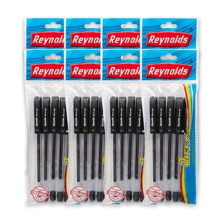 Caneta de gel Reynolds Jiffy de 0,5 mm Needle Point Black In Imagem de Caneta de gel Reynolds Jiffy de 0,5 mm Needle Point Black In