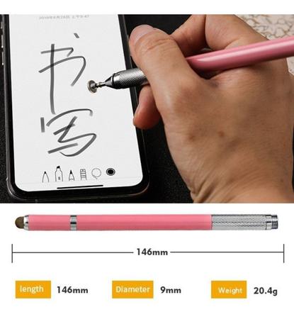 Imagem de Caneta Digital Celular Tablet iPad Iphone Samsung Desenho 3 Em 1 