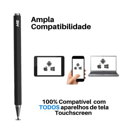 Lápiz óptico Inova Caneta Capacitiva Ativa para Desenho Caneta Touch Screen  Ponta Fina Stylus para Celular e Tablet iPad iPhone Android - blanca