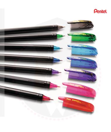 Caneta Esferográfica Pentel Energel Makkuro 0.7mm Cores Variadas Imagem de Caneta Esferográfica Pentel Energel Makkuro 0.7mm Cores Variadas