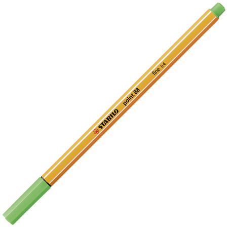 Caneta extrafina stabilo point 88 0.4mm verde claro - 88/43 Imagem de Caneta extrafina stabilo point 88 0.4mm verde claro - 88/43