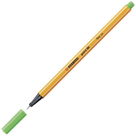 Caneta extrafina stabilo point 88 0.4mm verde claro - 88/43 Imagem de Caneta extrafina stabilo point 88 0.4mm verde claro - 88/43