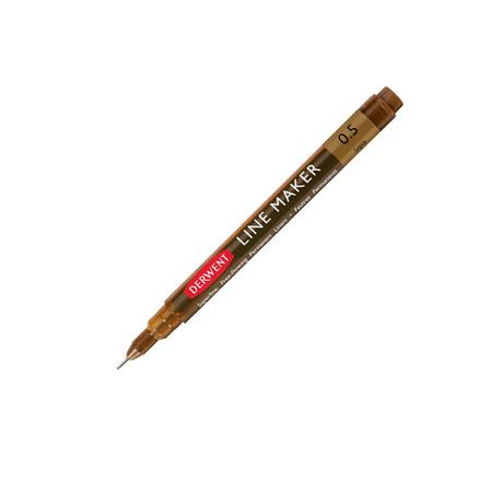 Caneta Graphik Line Maker 0,5mm Sépia Derwent Imagem de Caneta Graphik Line Maker 0,5mm Sépia Derwent