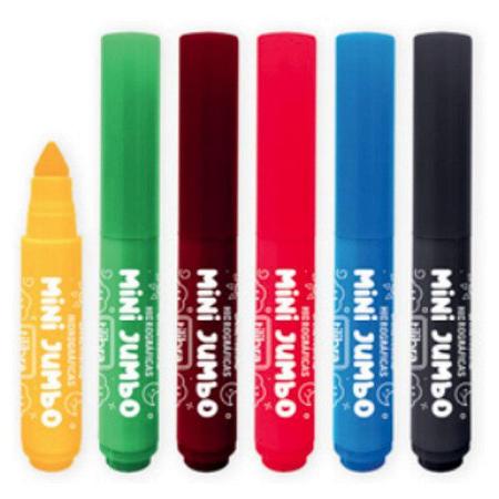 Caneta hidrografica mini jumbo 6c blt - TILIBRA Imagem de Caneta hidrografica mini jumbo 6c blt