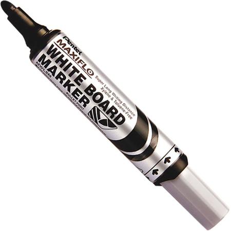 Imagem de Caneta Marcador PRETO Quadro Branco Maxiflo Pentel - MWL5M-A