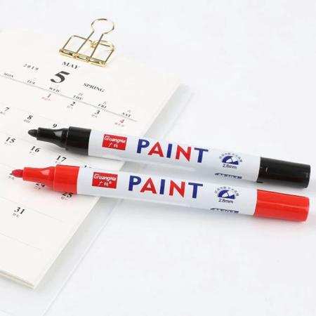 Imagem de Caneta Paint marcador Pinta Metal Plástico Sola Tênis Pneu