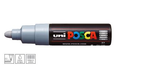 Imagem de Caneta Posca Pc-7m Unitaria Cor Cinza