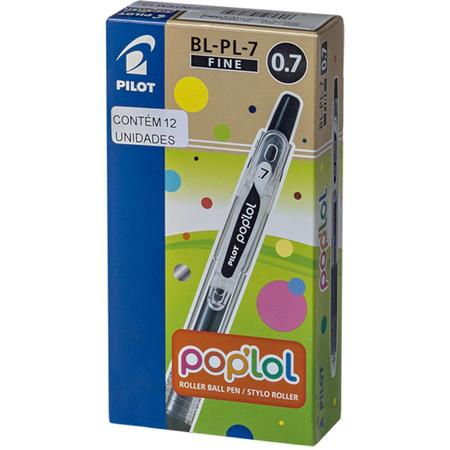 Caneta Retratil Emborrachada BL-PL-7 POP LOL 0.7MM Preto - Pilot Imagem de Caneta Retratil Emborrachada BL-PL-7 POP LOL 0.7MM Preto