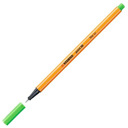 Caneta Stabilo Point 88 Fineliner 0.4Mm 88/43 Verde Claro Imagem de Caneta Stabilo Point 88 Fineliner 0.4Mm 88/43 Verde Claro