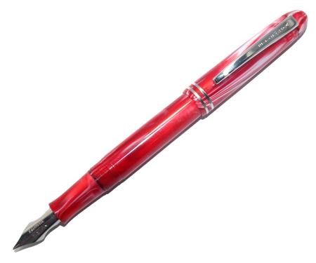 Caneta Tinteiro Kanwrite Desire Marble Red Pena Flex Imagem de Caneta Tinteiro Kanwrite Desire Marble Red Pena Flex