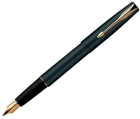 Caneta Tinteiro Parker Frontier Preto Com Dourado F Imagem de Caneta Tinteiro Parker Frontier Preto Com Dourado F